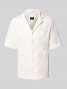 Regular fit vrijetijdsoverhemd met ajourpatroon, model 'CLIRO2'