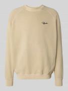 Sweatshirt met labelstitching