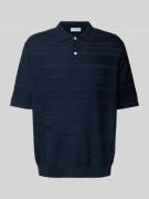 Relaxed fit poloshirt van puur katoen, model 'FOAM'