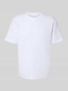 Regular fit T-shirt van katoenmix