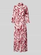 Maxi-jurk met knoopsluiting, model 'SAVANNA'