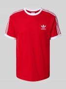 T-shirt met labelstitching en ronde hals