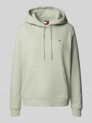 Regular fit hoodie van katoenmix