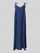 Midi-jeansjurk van puur katoen, model 'TENIM'