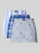 Boxershort met elastische band in een set van 3 stuks