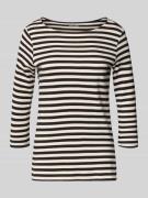 Shirt met 3/4-mouwen en ronde hals