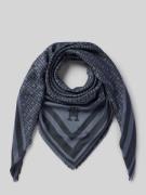 Sjaal met monogrammotief