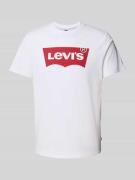 T-shirt met logo en ronde hals