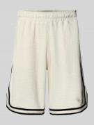 Relaxed fit sweatshorts met structuurmotief, model 'Barkan'