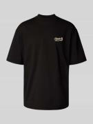 Oversized T-shirt met labelprint