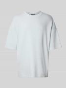 Oversized T-shirt met labelstitching