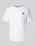 T-shirt met labelprint