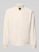 Regular fit blouson met fijne structuur, model 'HANRY'