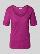 Regular fit T-shirt van slubjersey