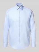 Regular fit zakelijk overhemd met kentkraag