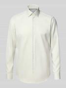 Regular fit zakelijk overhemd met kentkraag