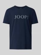 T-shirt met logoprint en ronde hals