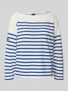 Gebreide pullover met labeldetail