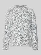 Gebreide pullover met ribboorden