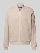 Regular fit sweatjack van puur katoen