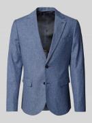 Slim fit 2-knoops colbert van linnenmix, model 'George'