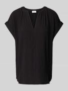 Loose fit blouseshirt van viscosemix