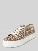 Sneakers met vetersluiting