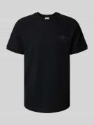 T-shirt met labelstitching en ronde hals
