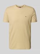 Regular fit T-shirt van katoenmix