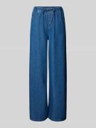 Wide fit jeans met elastische band