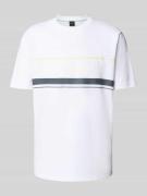 Regular fit T-shirt van puur katoen, model 'ICONIC ZONE'