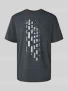Regular fit T-shirt van katoenmix, model 'GRX ZONE'