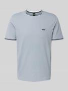 Regular fit T-shirt van katoenmix, model 'TAUL'