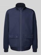 Sweatjack met opstaande kraag