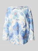 Gebreide pullover met afgeronde hals