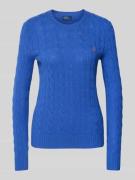 Gebreide pullover van een mix van wol en kasjmier, model 'JULIANNA'