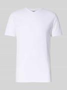 Regular fit T-shirt van katoenmix, model 'NEWPIMA'
