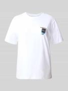 T-shirt met motiefprint, model 'NORA'