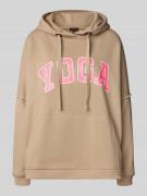 Oversized hoodie van puur katoen met kangoeroezak