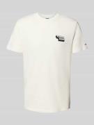 Slim fit T-shirt van puur katoen