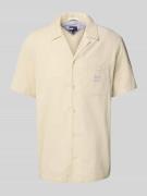 Regular fit corduroy overhemd van puur katoen