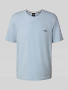 Regular fit T-shirt van mix van katoen en elastaan