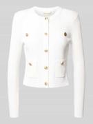 Cardigan van viscosemix, model 'EMMIE'