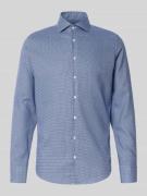 Slim fit zakelijk overhemd met kentkraag