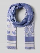 Sjaal met franjes, model 'Alessia'