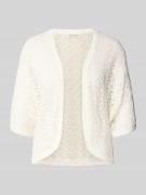 Loose fit bolero-cardigan van puur katoen