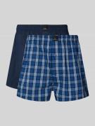 Boxershort met labelpatch in een set van 2 stuks
