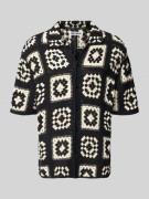 Vrijetijdsoverhemd met broderie anglaise