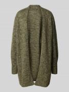 Lange cardigan met ribboordjes