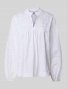 Regular fit blouse met tuniekkraag